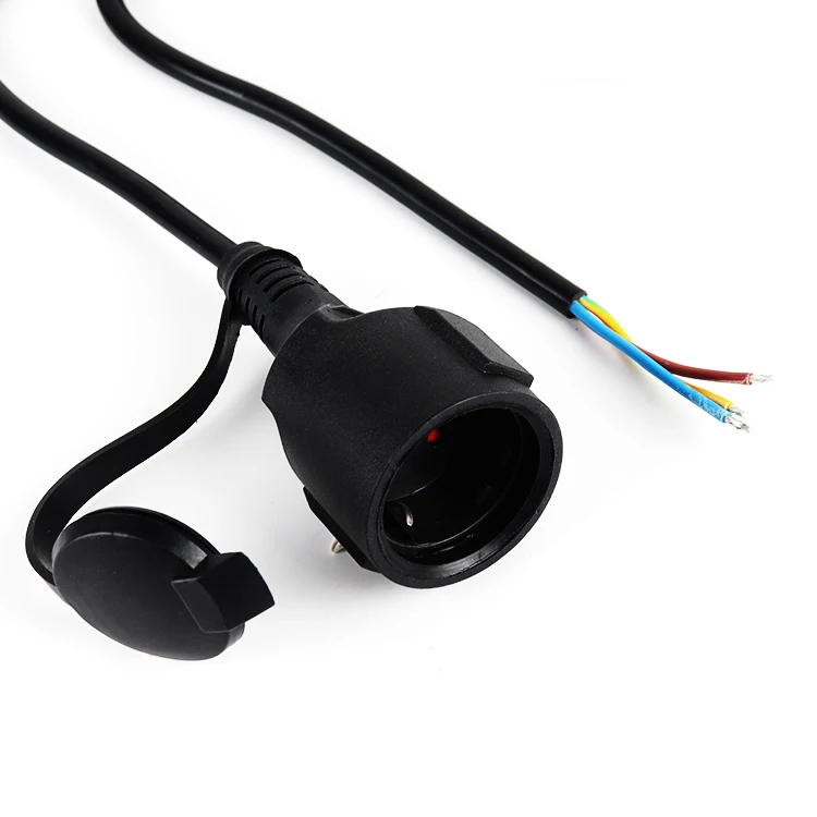 1.5M 1.8M Black High Quality Power Cord with Copper for Laptop Desktop Computer Power Cable C13 C7 C5 manufacture