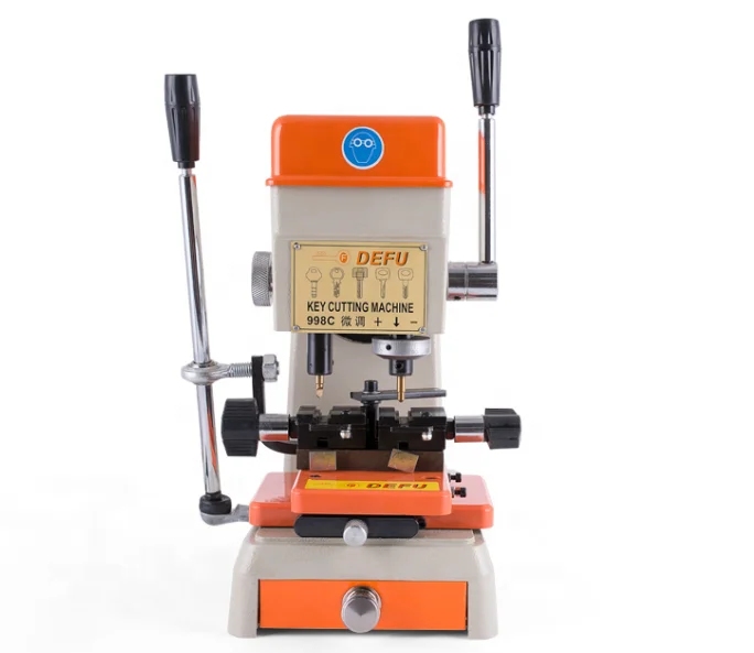 2025 Defu 998C Original Key Duplicating Machine Electric Drill Cloner Keys Cutter for Cars 1-Year Warranty English Analyzer