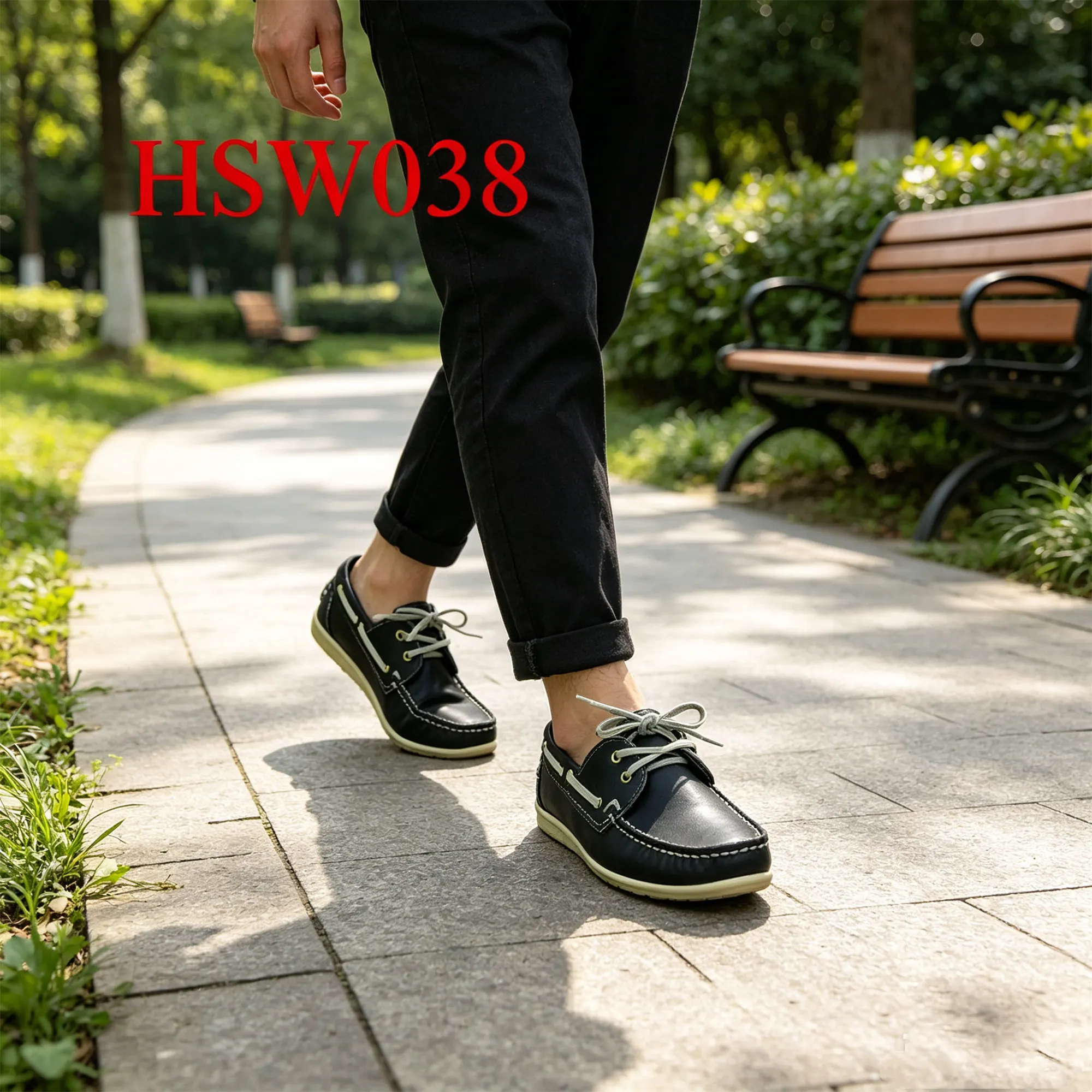 ZYF,City Walk White Hard Wear Rubber Outsole Mens Casual Loafer Shoes 2025 New Style Multi Color Available Flat Lazy ShoesHSW038