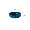 Small round dish-dark blue