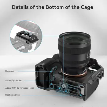 SmallRig Full Camera Cage for Sony A7RV / A7IV / A7R IV / A7SIII / Alpha 1 - 3667B product image