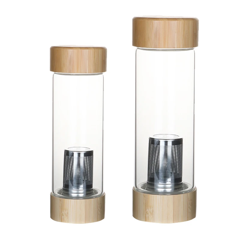 Tea Infuser Bottle Borosilicate Glass Cheap 550ml Glass Cup Water Set  Glass Tumbler Business Gifts