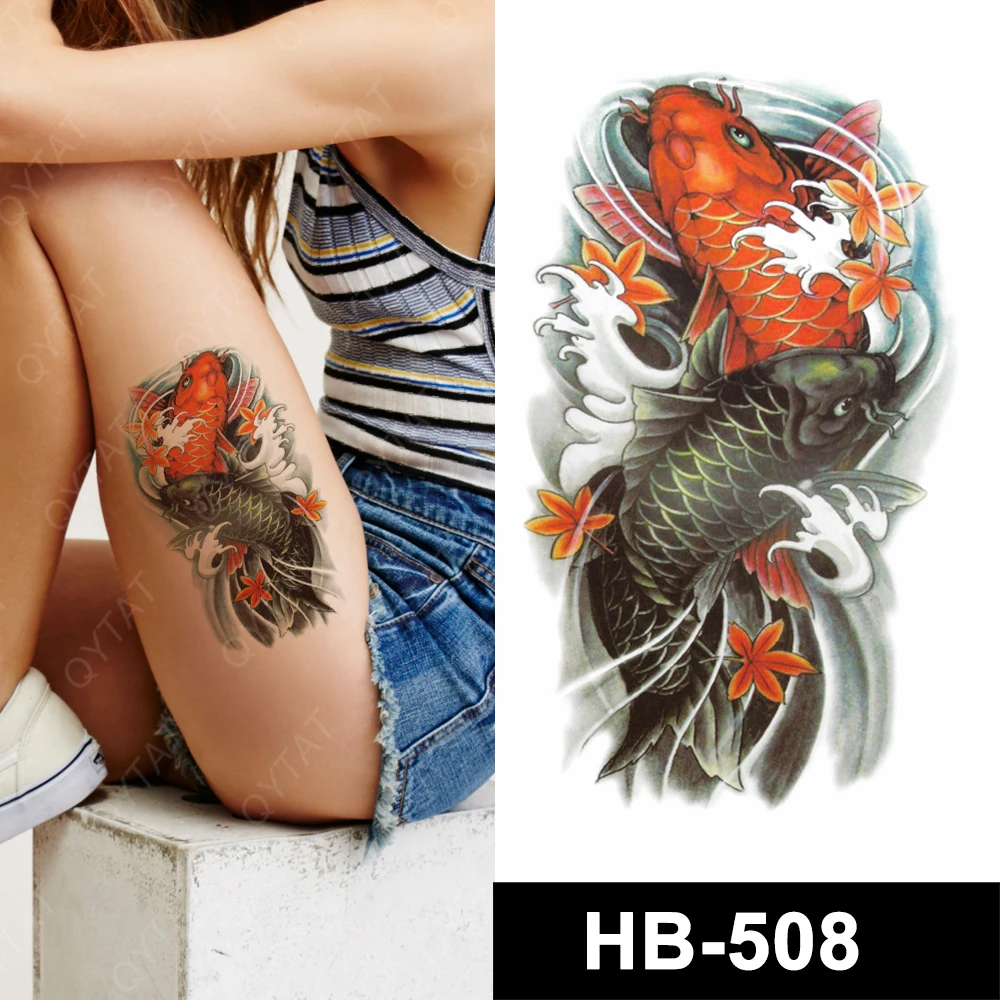 Adult Body Arm Koi Fish Tattoos Buy Fish Tatoo,Fish, 43% OFF