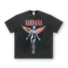 Nirvana metal angel  washed black