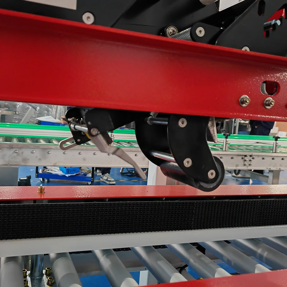 Grepack Automatic Flaps Folding Carton Sealing Machine with Case Box Tape Sealer
