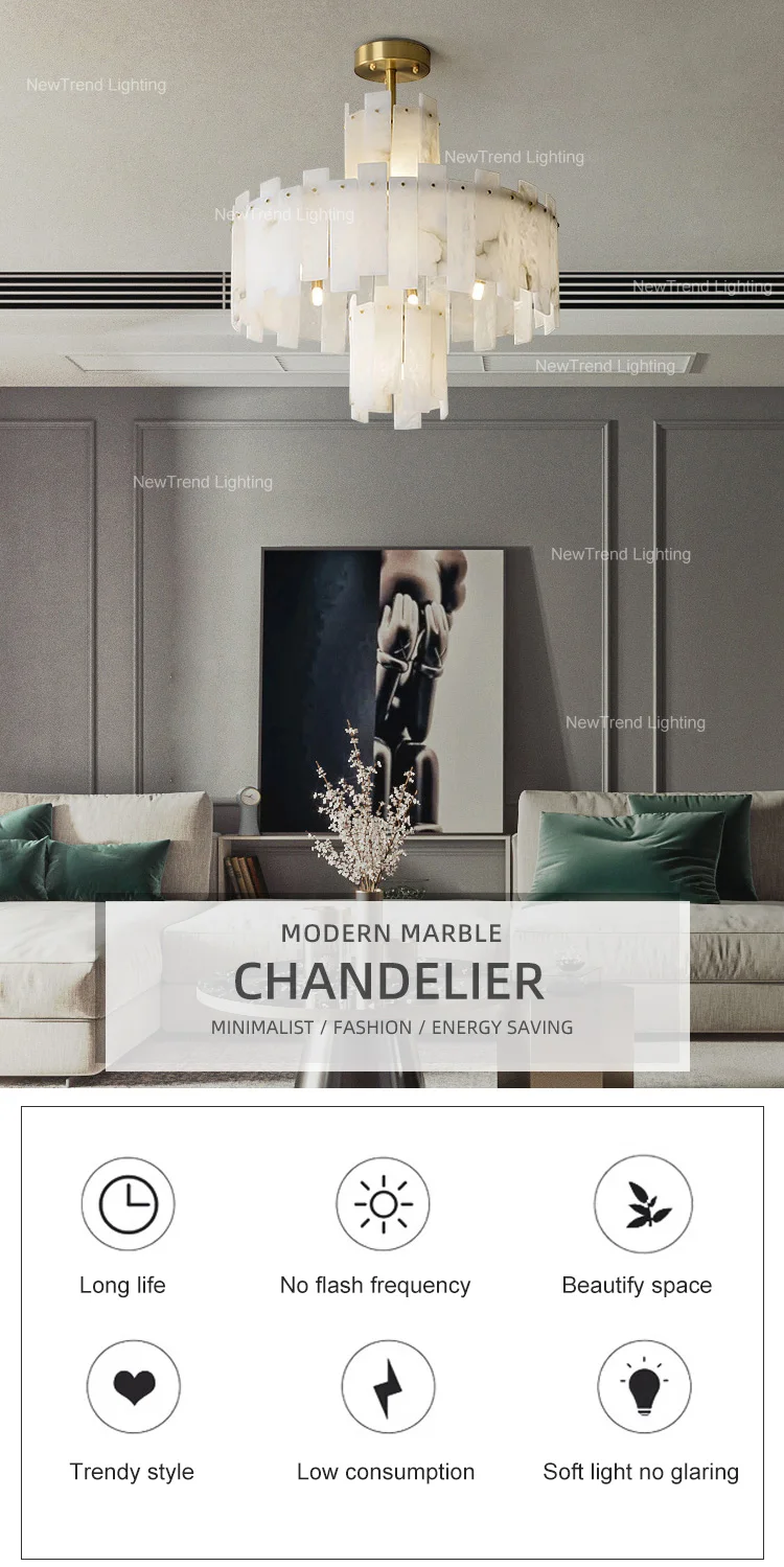 cpl 240 minimalist style indoor decoration fixture home villa living room dining room modern ring led chandelier-0