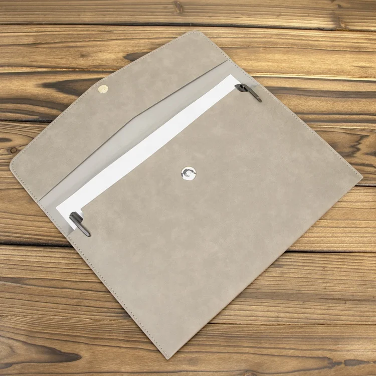 プロフェッショナル A4 レザー ファイルバッグ ビジネス用 33*23.5cm