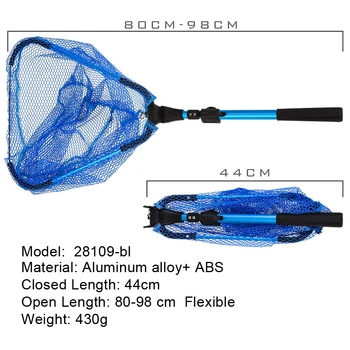 Fishing Net Aluminum Alloy 98cm Telescoping Foldable Landing Net Pole  Casting Network Trap Fishing Net| Alibaba.com