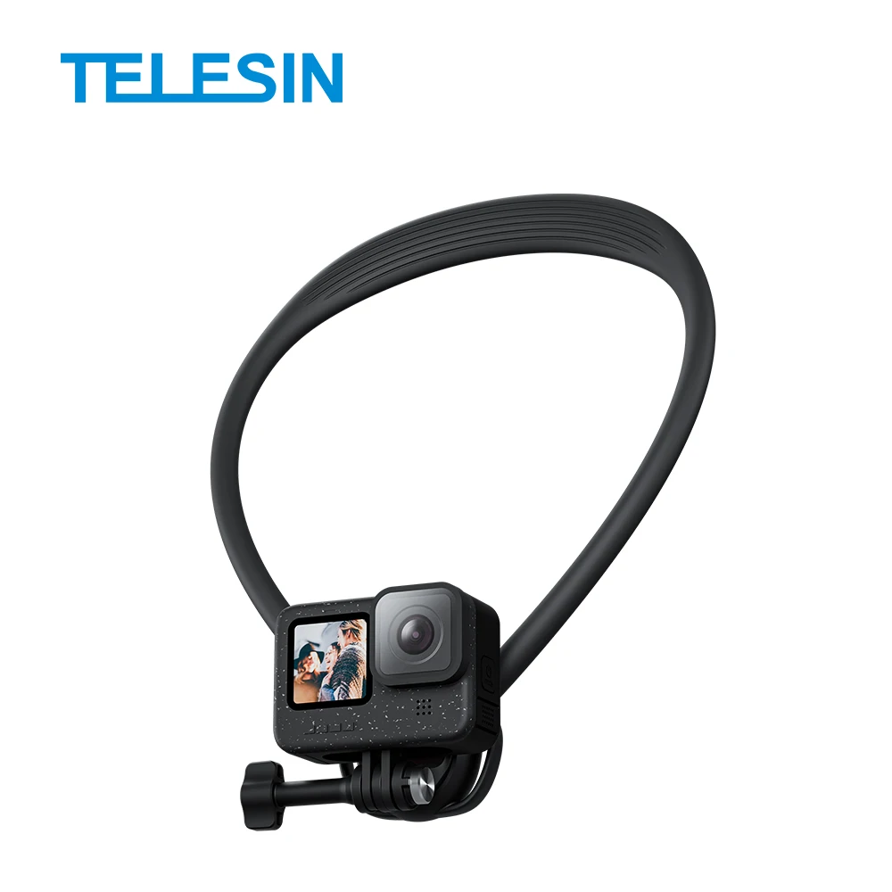 TELESIN 新型 マグネット式ネックマウント スマホ＆アクションカメラ用