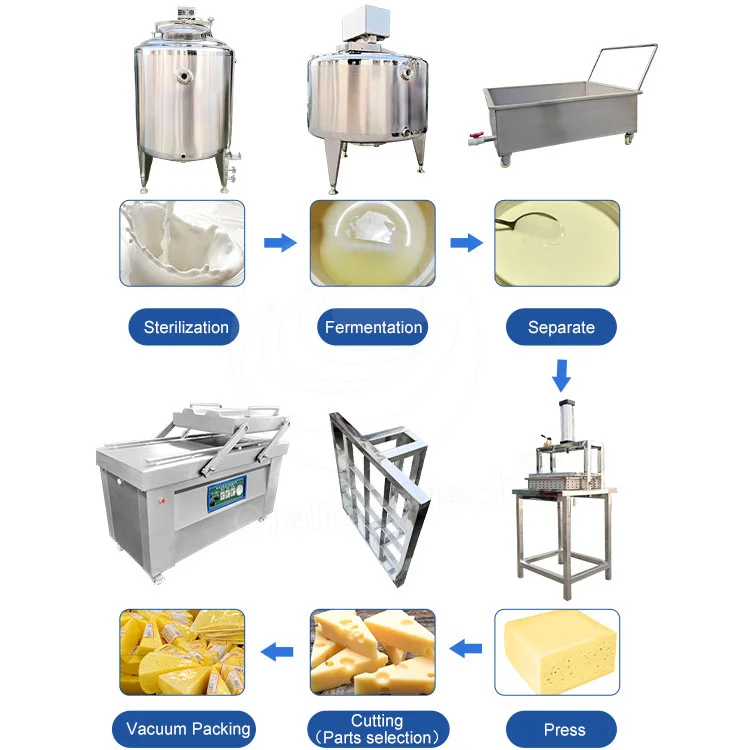 Small Scale Dairy Cheese Curd Mozzarella Cheese Make Machine Molding Machine Mozzarella Cheese Make Machine