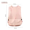 Rose Pink [tablier gilet] avec essuyage des mains