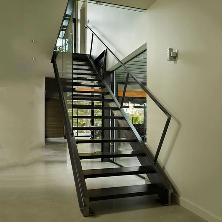 Лестница на металлическом косоуре. Прямая лестница из металла. Прямая лестница из металла. Viewrail. Металлокаркас лестницы монокосоур.