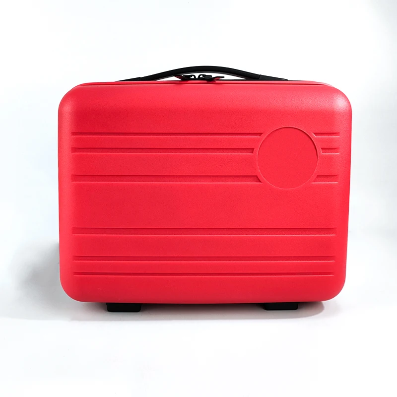 mini valise coffret fermeture à glissière personnalisée grande capacité porte-bagages abdominaux portable de voyage portant boîte à main porte-bagages abdominaux