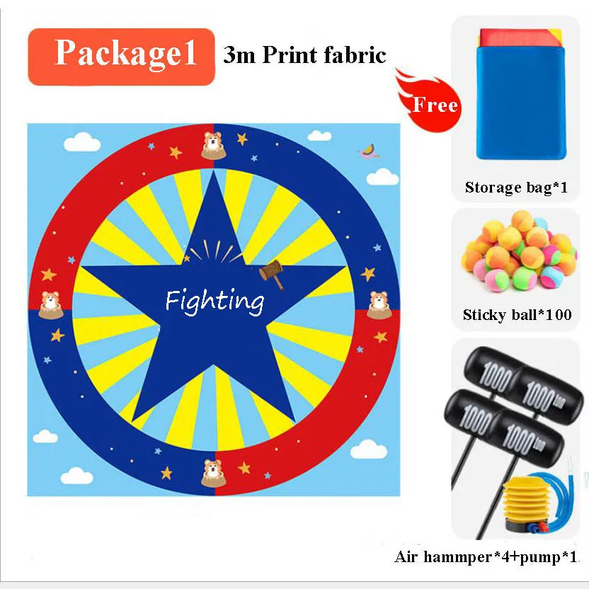 Whackamole Game Playmat For Kids N Adults Play On The Mat Hammer