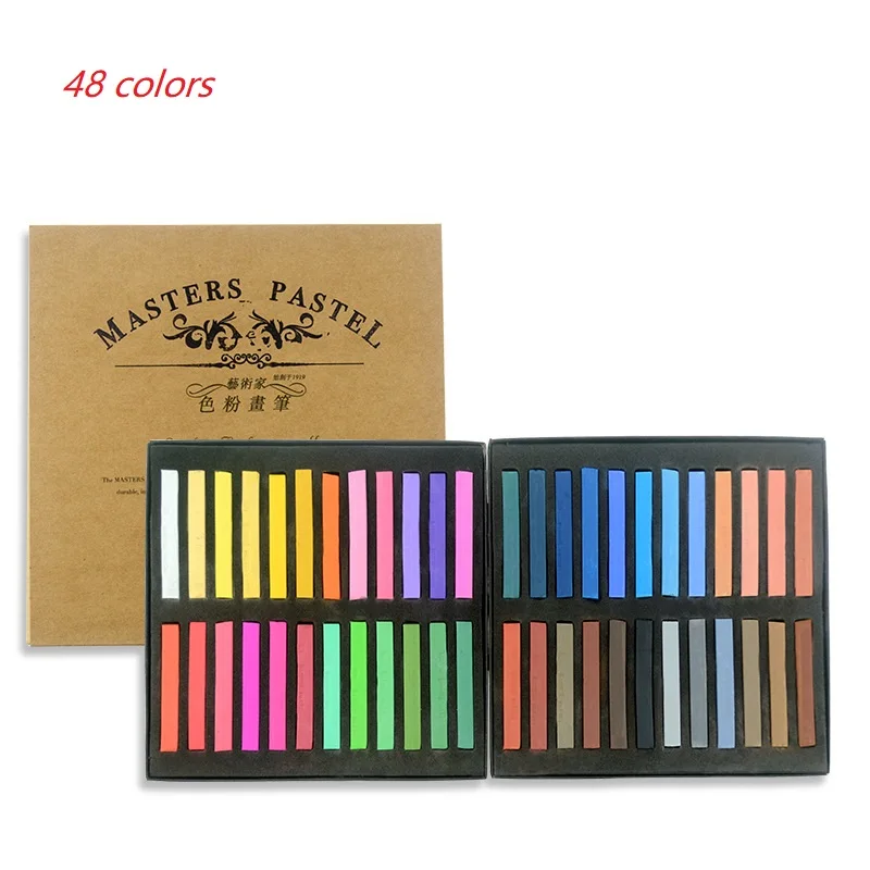 48 Colors Painting Crayons Soft Pastel Art Drawing For Student Chalk Color  Crayon Brush Stationery Art Supplies - Buy Soft Pastel,Pastel Soft,Soft  Pastel Chalk Product on 