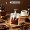 Sello esmerilado de ocho lados 250ml-boca pequeña 24c-086 espesada