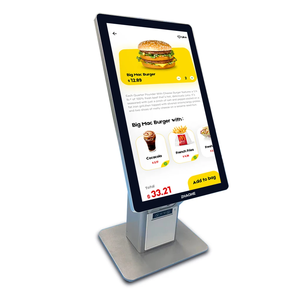 Shenzhen TS215  Self Service Payment Terminal Kiosk Support Cash Drawer Pos Scale Scanner Printer