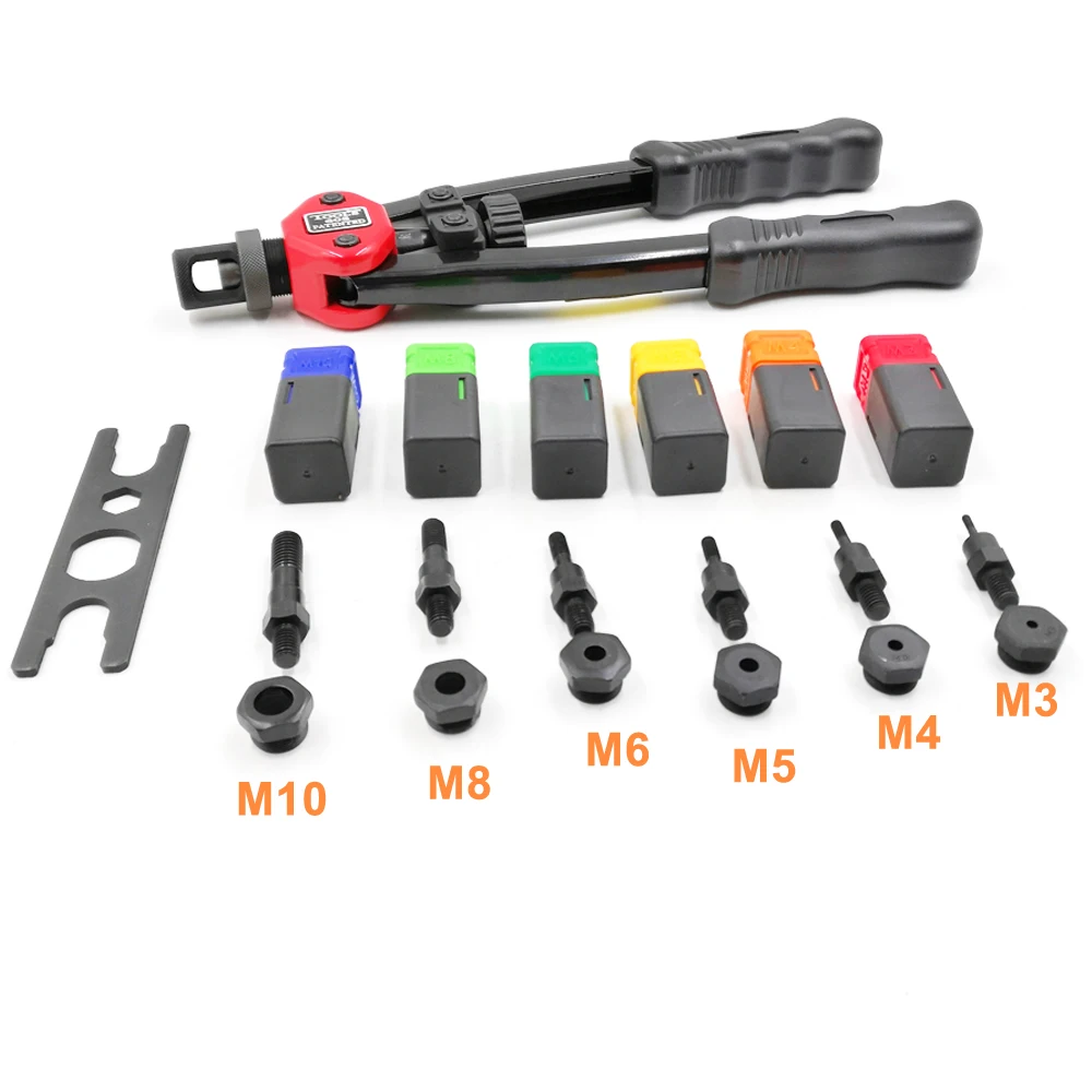 Haicable Rivet Nut Tool Adapter M3m10 Bt605 Manual Type Rivet Nut Gun Tool Buy High Quality