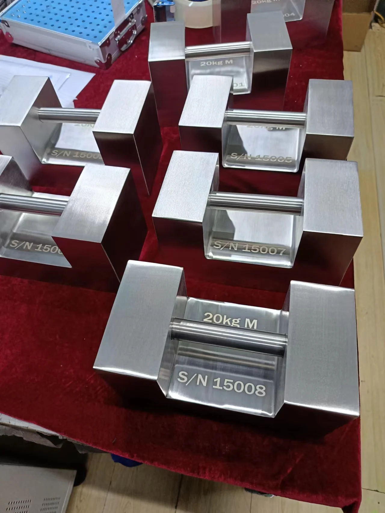 Stainless Steel Rectangular Weight 5kg Calibration Weights F1 Handle test Weight for Metrology Laboratory Use