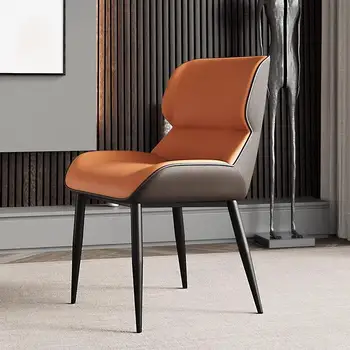 Hot Selling Nordic Style Restaurant Dining Chairs Modern Fashion Design Leather Chairs for Dining Room