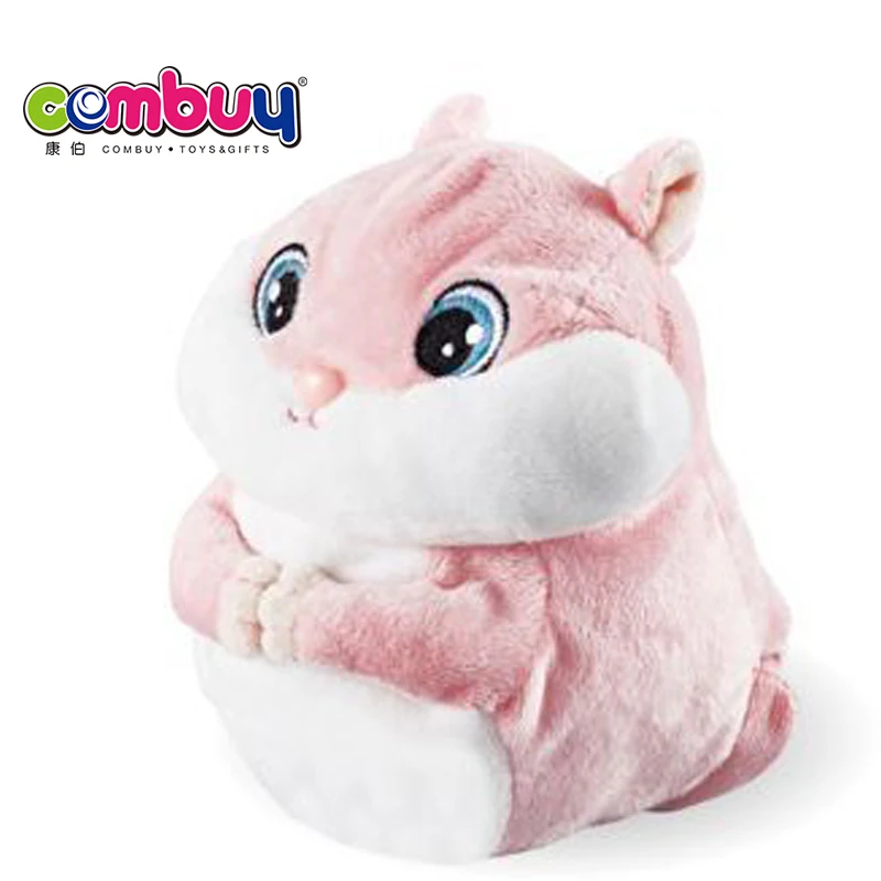 Dancing Bouncing Ball Jumping Music Stuffed Plush Hamster Toy