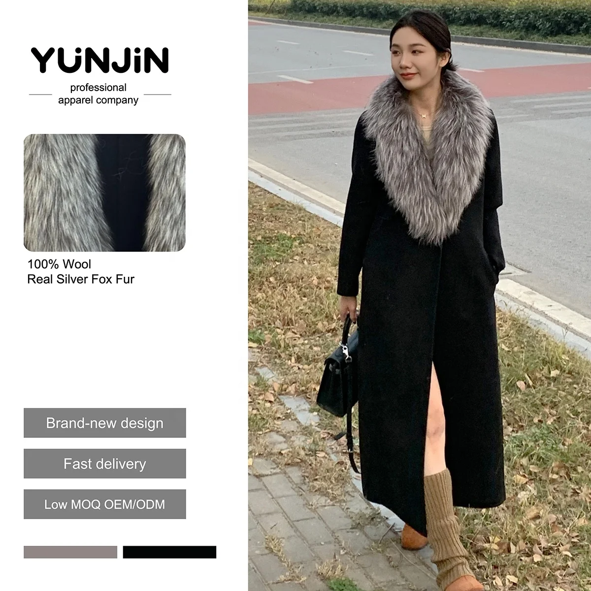New Premium Autumn Winter Women Design Double Faced