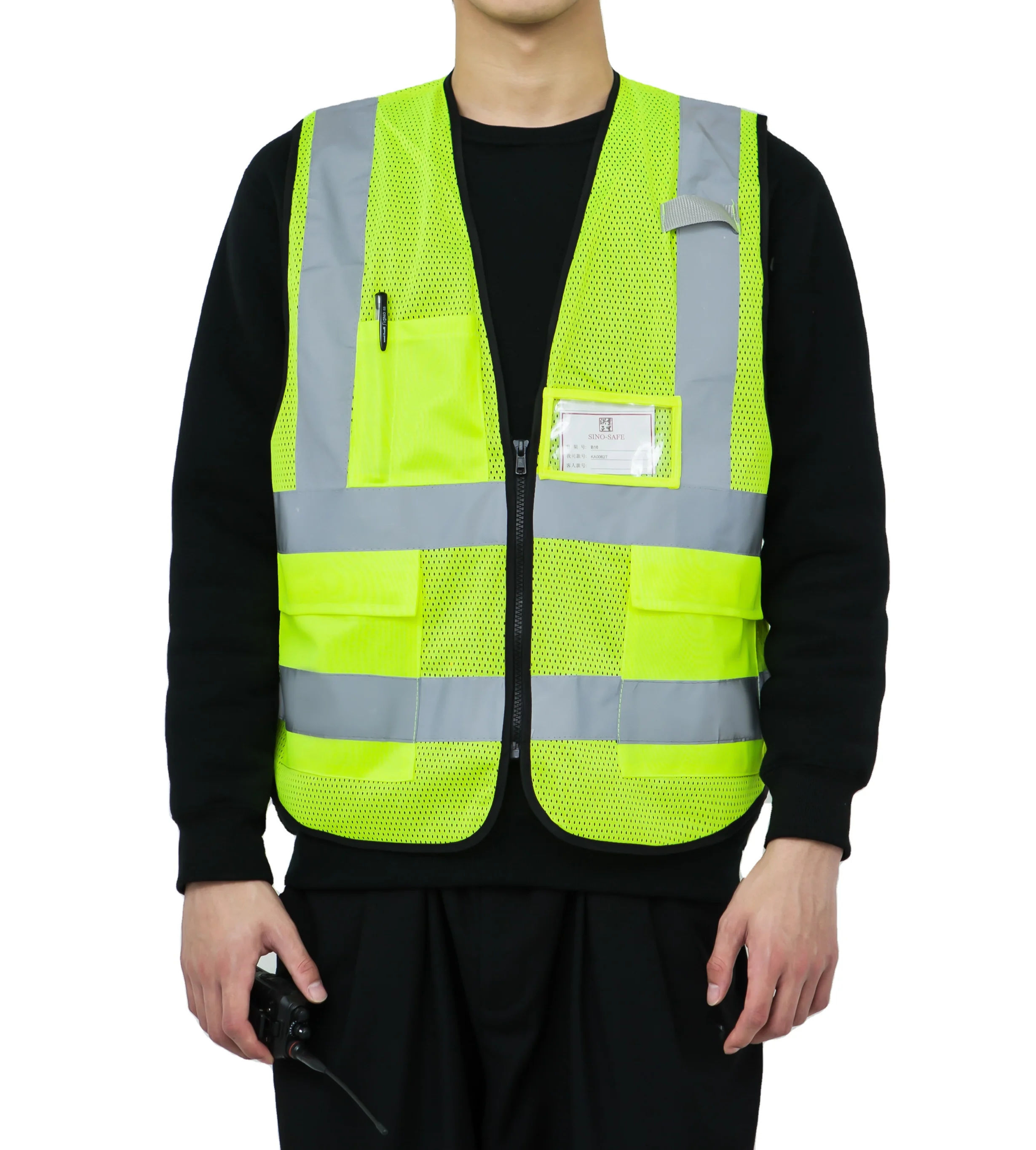 Safety Marshal Hi-Vis High Visibility Vest Coat Equestrian Safety Reflective 