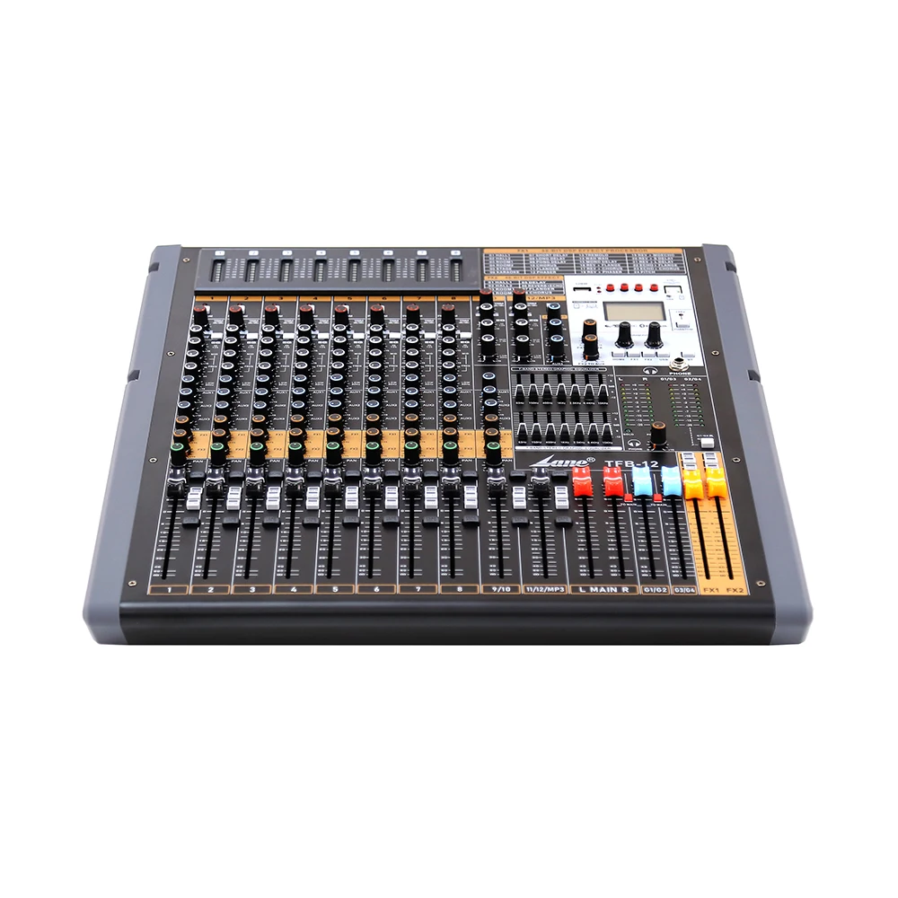 TFB-12 Audio Mixer for DJ Studio - 12 Channel Profecional
