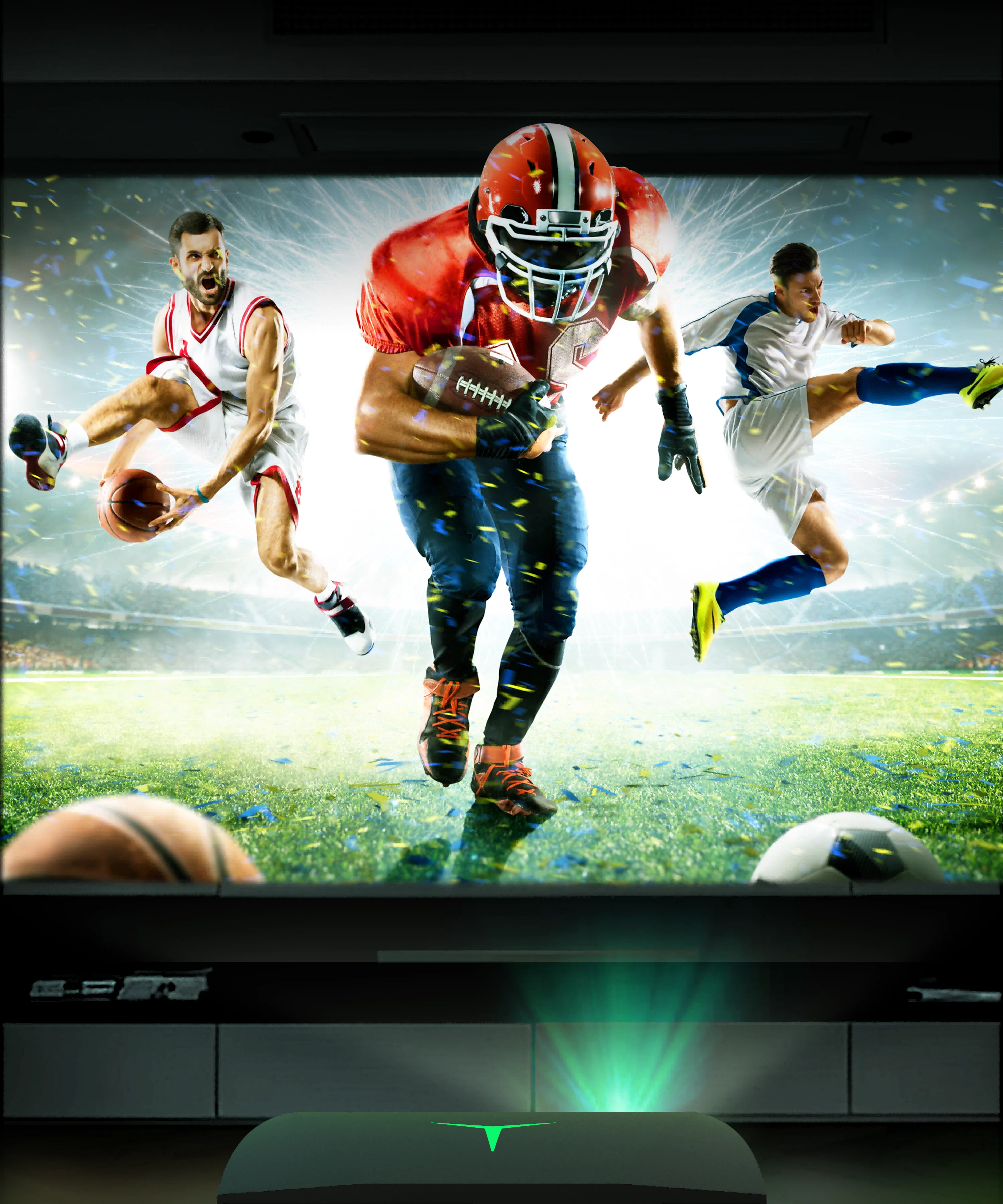 VIVIBRIGHT F40 Android Version Black Native Full HD 1080P Video Game Machine Video Game Support Watch Youtube Projector