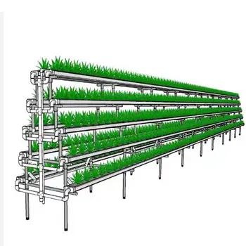 Wholesale Complete Hydroponic Gutter Greenhouse Hydroponic A-Frame Vertical NFT System For Agriculture