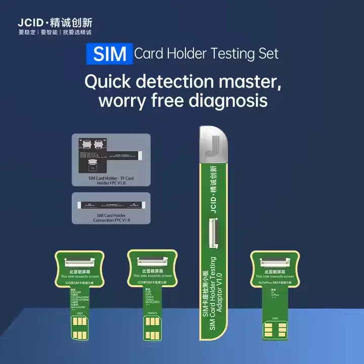 Compatible with 16/15/14 Series - JCID V1S PRO SIM Card Testing Set for Single/Dual SIM Connection
