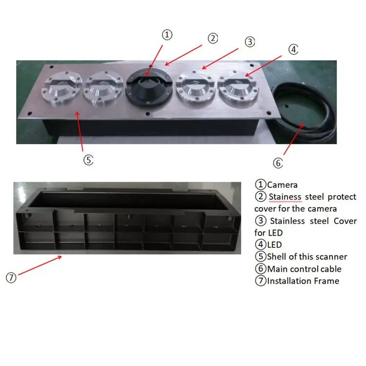 Under Vehicle Inspection System for Security Checking of the Car Bottom UVSS System for the Government Hotel Bank
