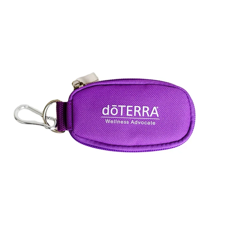 10 Hold 1ml 2ml Essential Oil Keychain case Portable Storage Bag doterra Pouch