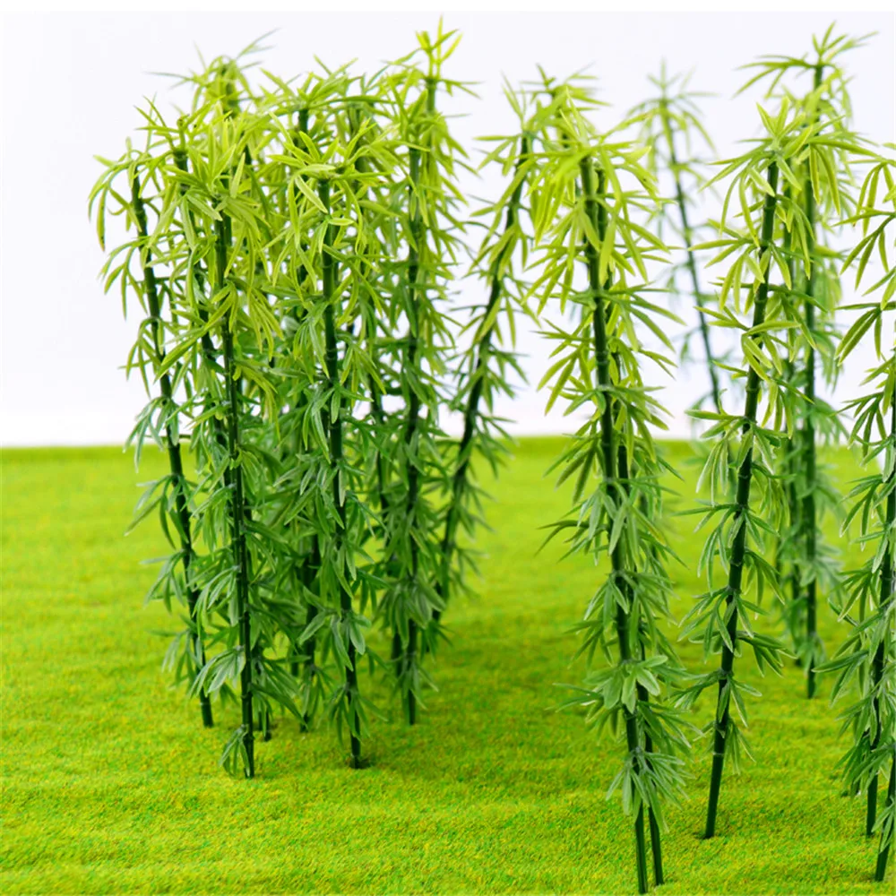 O HO N TT Z Scale Artificial Bamboo Model Tree Landscape