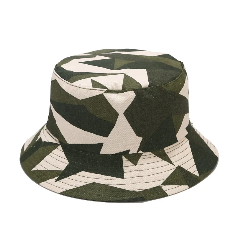 cotton camo bucket hat