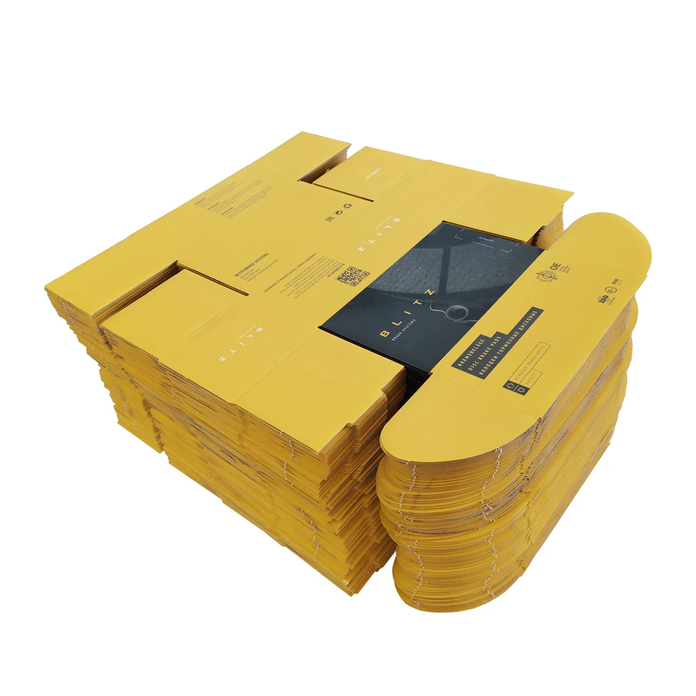 定制翻盖cmyk印刷瓦楞纸板纸板箱用于服装鞋装化妆品包装运输里程箱