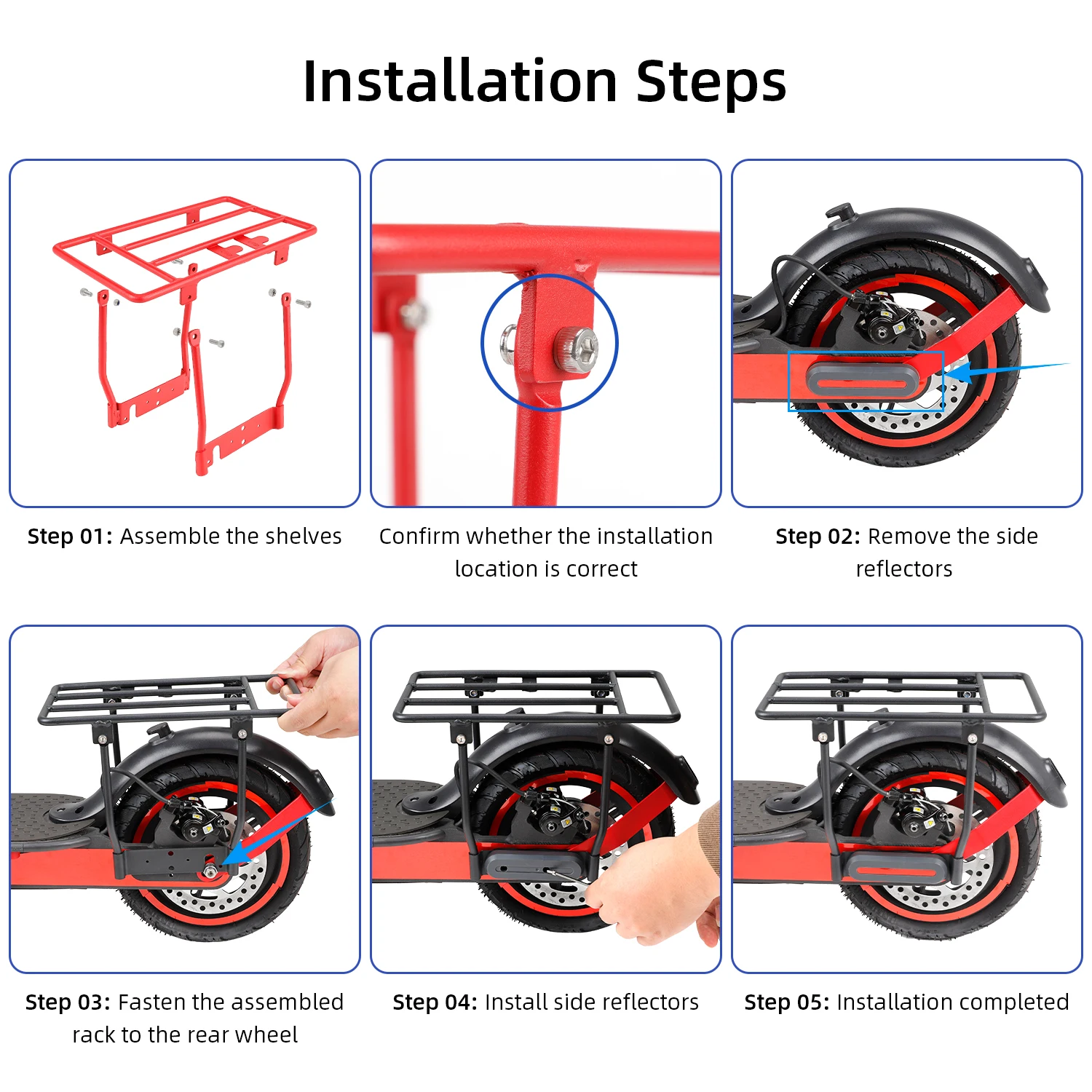 Sacoche Trotinette Electrique Sac Étanche 8L Pour Trottinette