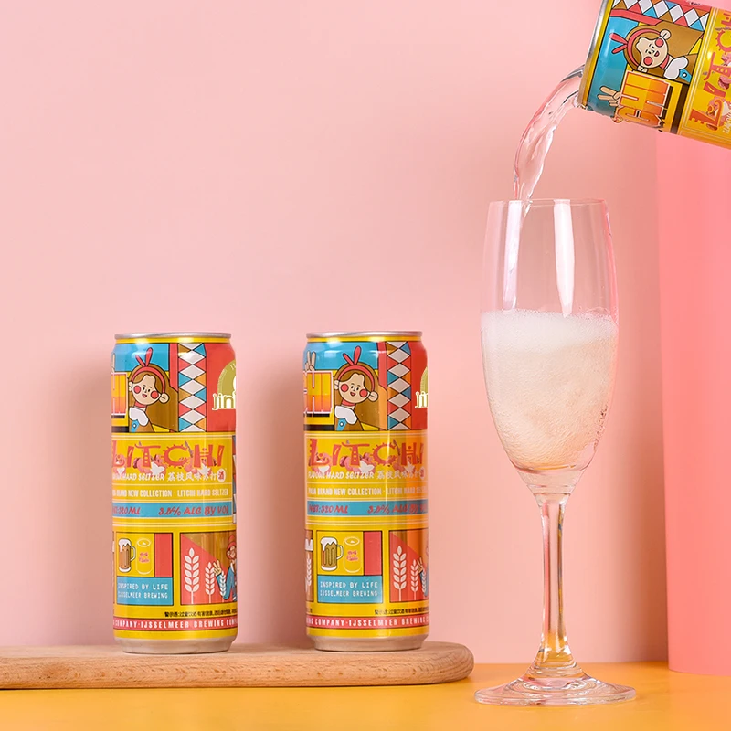 OEM Service for Fruit Beer 330ml 500ml Flavoring Premium Fruit Flavor Beers Grapefruit Pineapple Varieties Manufactured in China