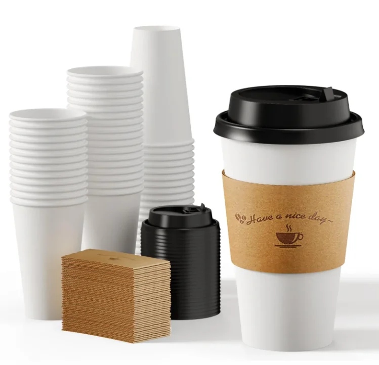 Venta al por mayor personalizado 8oz 16oz vasos de papel