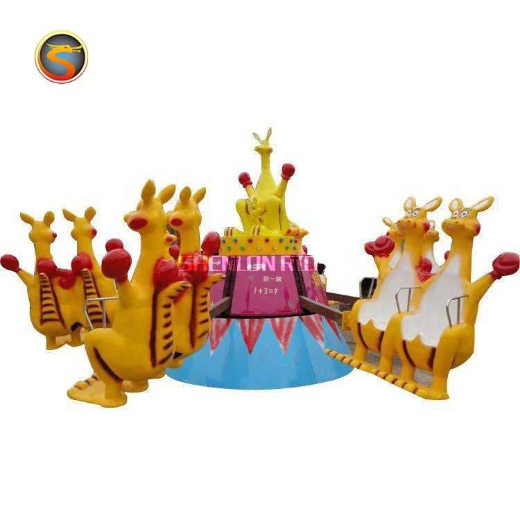 JAWSEU Kangourou Sauteur à Remonter – Peluche Mécanique, 11x6x12 Cm, Sans Pile, Cadeau Pâques/Anniversaire