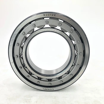 High Precision Single Row NU212E Cylindrical Roller Bearings with Brass Cage for Electric Motors and Conveyor Systems