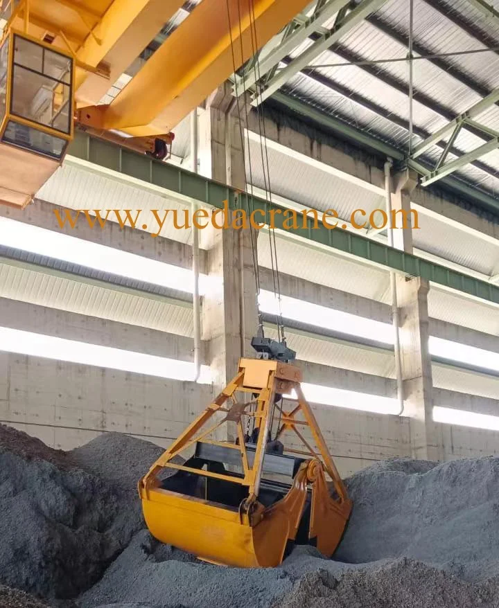 Qz Model Four Rope Grab Crane 5ton 10ton 16ton 20ton Double Girder
