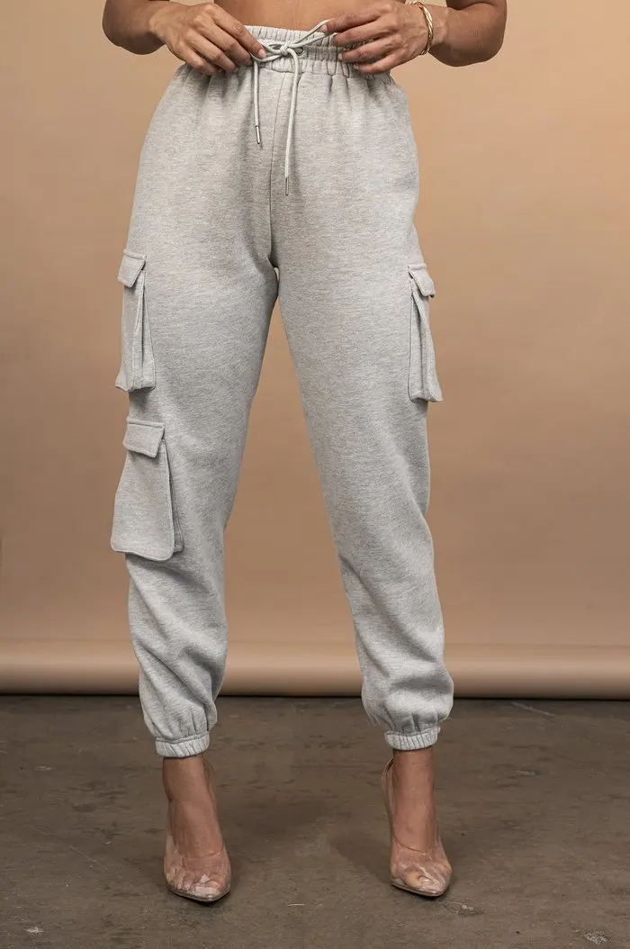 Casual Cotton Sweat Jogger Clothing Cargo Pants For Women Casual Wear