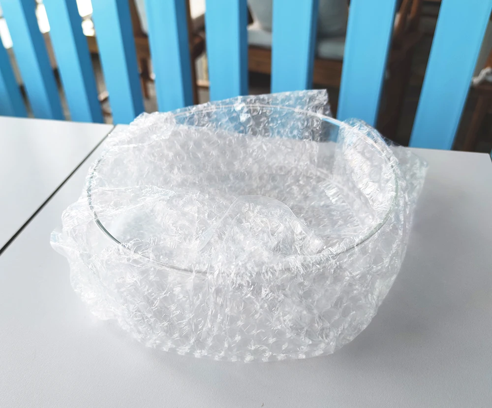 Creative Glass Nuts And Dry Fruits Storage Box Container Double Layer Candy Storage Jar With