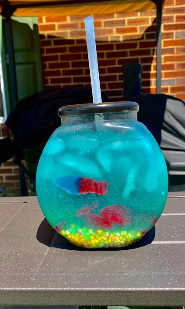 24oz/40oz/42oz Custom Large Bar Cocktail Fish Bowl Glass Party