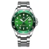 Cadran blanc acier-vert