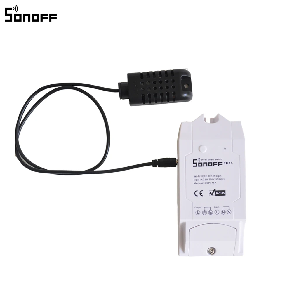 SONOFF TH16 Smart Wifi Switch Temperature Humidity Monitor With