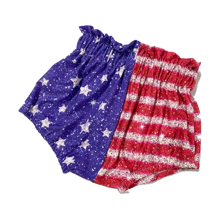 Бесплатная доставка, новое поступление, летняя полоска в виде звезды для младенцев, 4 июля, половинчатая наполовину