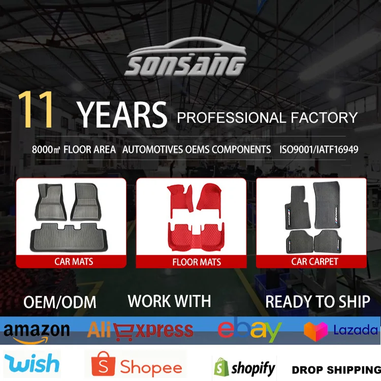 Коврики SONSANG TPE для Toyota Corolla 2016 2017 2018 аксессуары водонепроницаемый Всепогодный автомобильный коврик