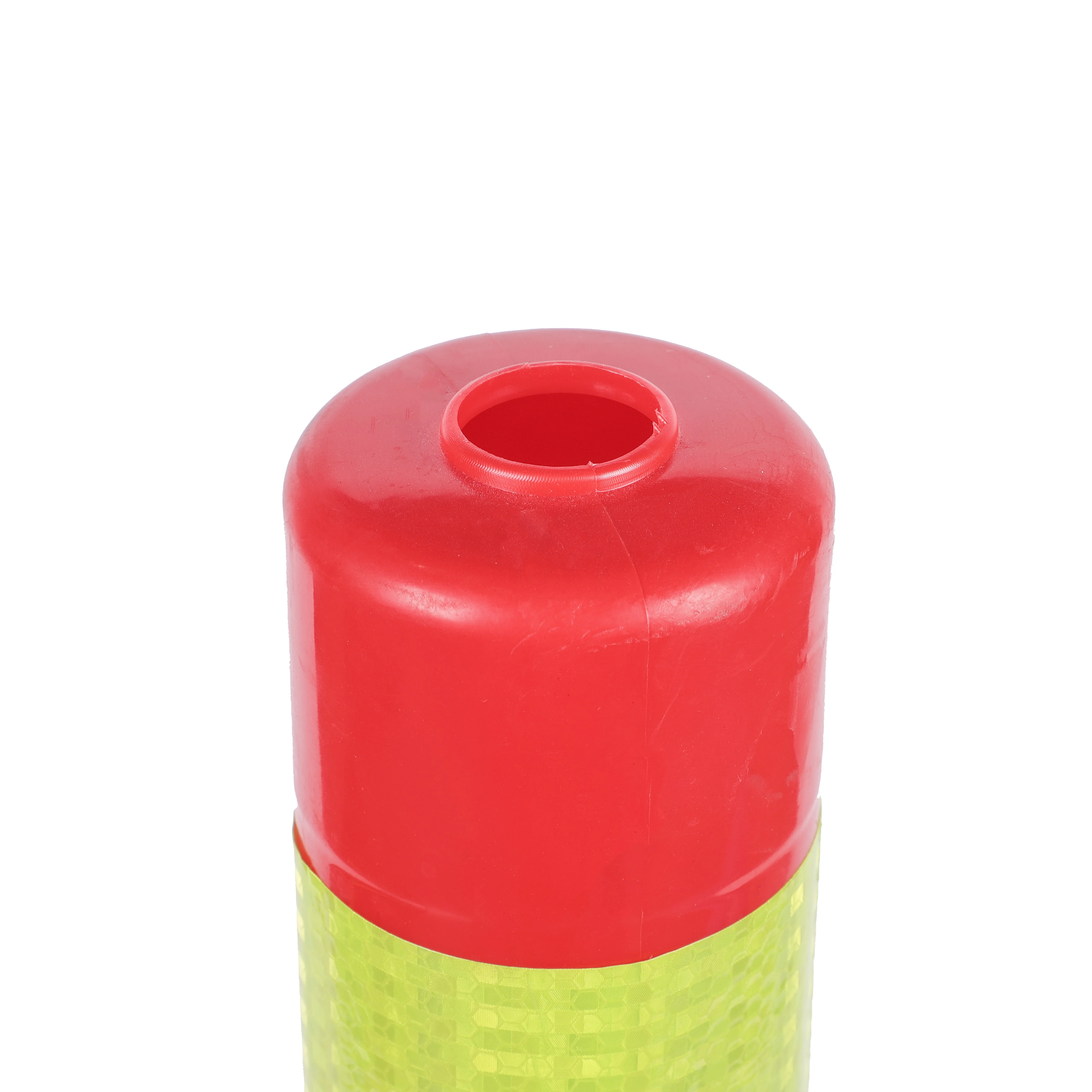 Soft Reboundable PU Traffic Delineator Post Flexible Road Warning Bollard